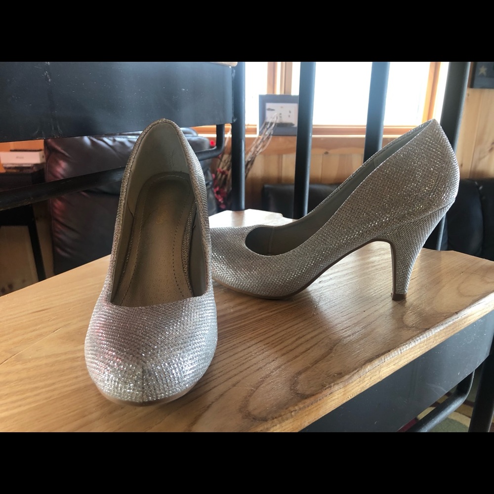 Silver heels